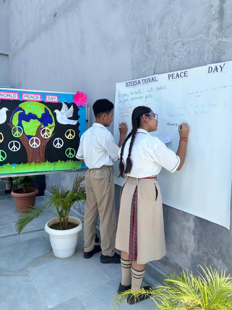 International Peace Day – Slogan Writing Activity