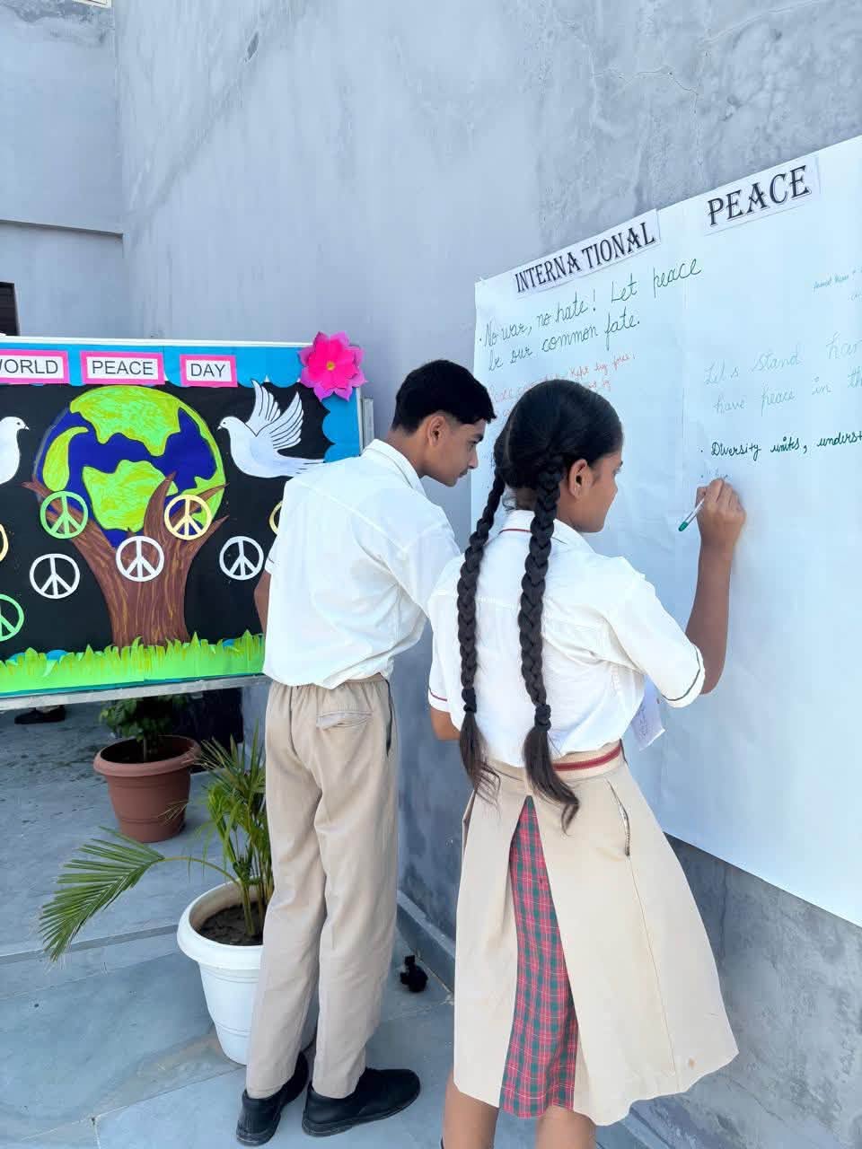 International Peace Day – Slogan Writing Activity