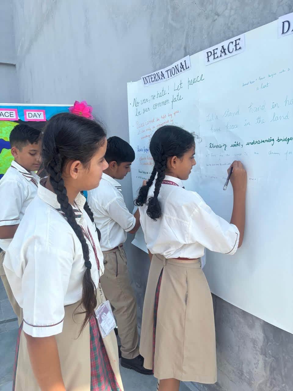 International Peace Day – Slogan Writing Activity