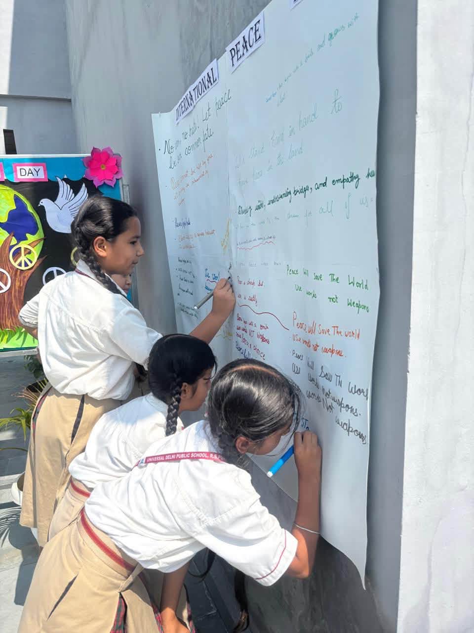 International Peace Day – Slogan Writing Activity