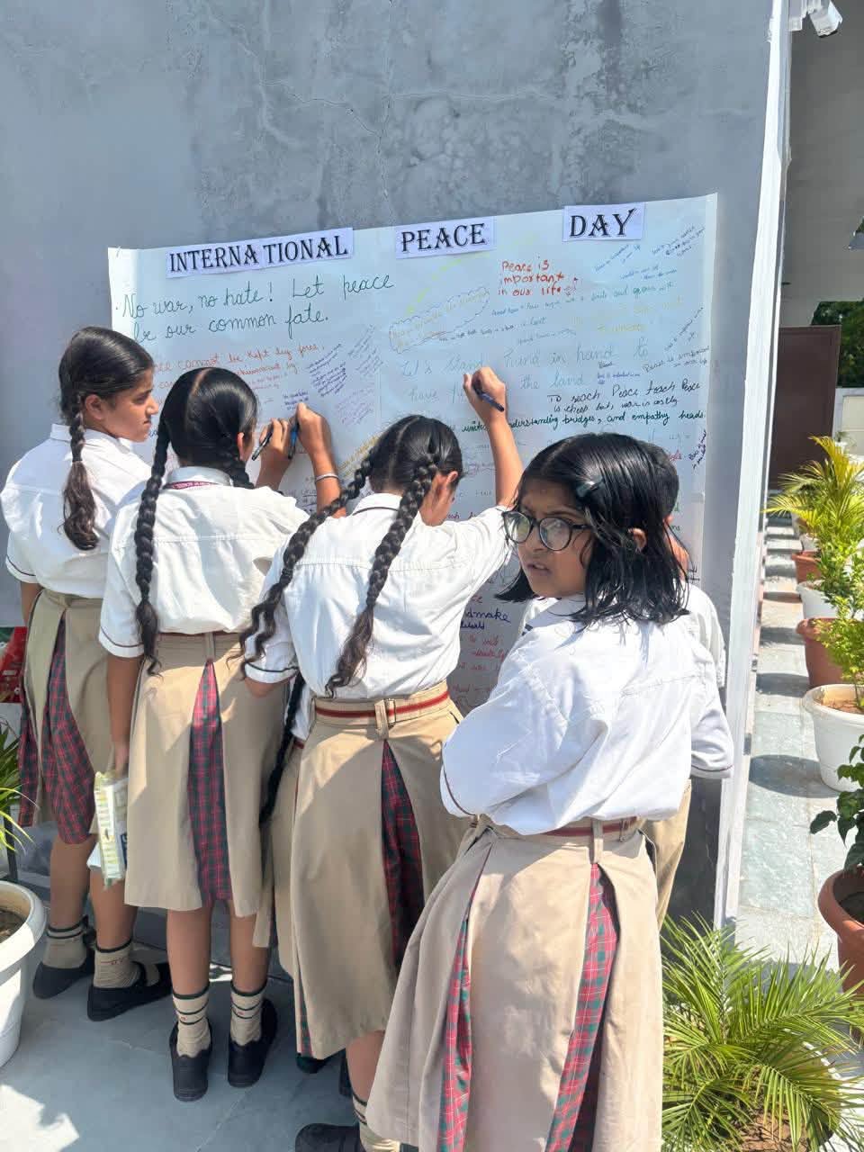 International Peace Day – Slogan Writing Activity